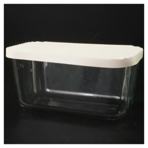 Opbevaringsbeholder med låg fra IKEA (str. 21 x. 12 cm)