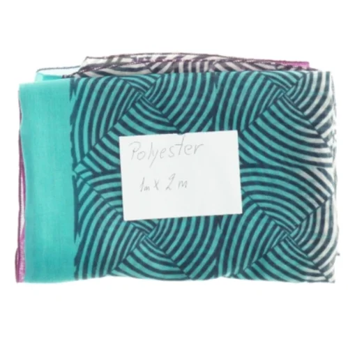 Mønstret polyester tørklæder (str. 1 x 2 m)