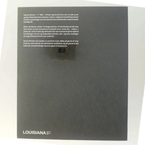 Daniel Richter udstillingskatalog fra Louisiana Museum of Modern Art