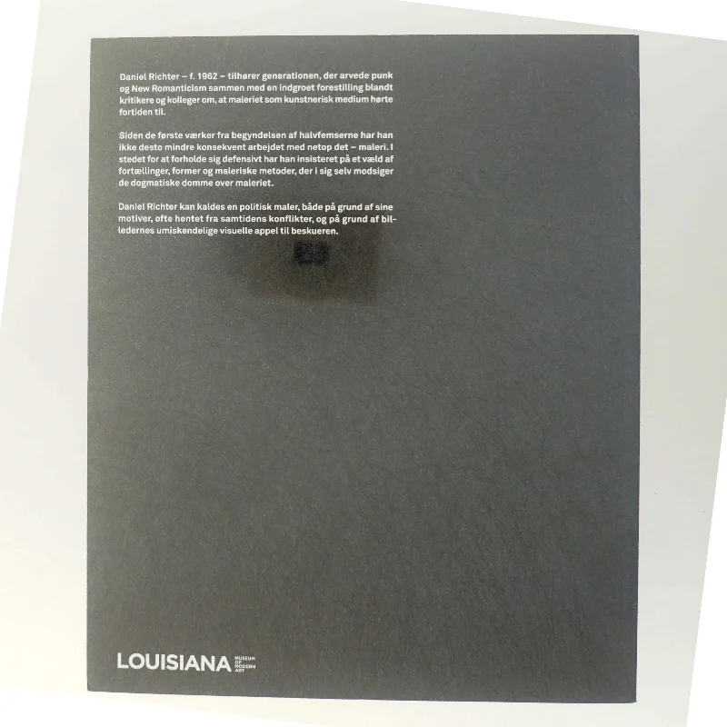 Daniel Richter udstillingskatalog fra Louisiana Museum of Modern Art