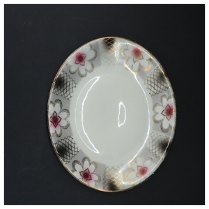 Tekop med underkop og tallerken fra Bavaria (str. Ø. 19,5 cm. og 15 cm)