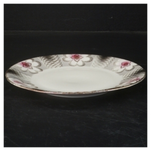 Tekop med underkop og tallerken fra Bavaria (str. Ø. 19,5 cm. og 15 cm)