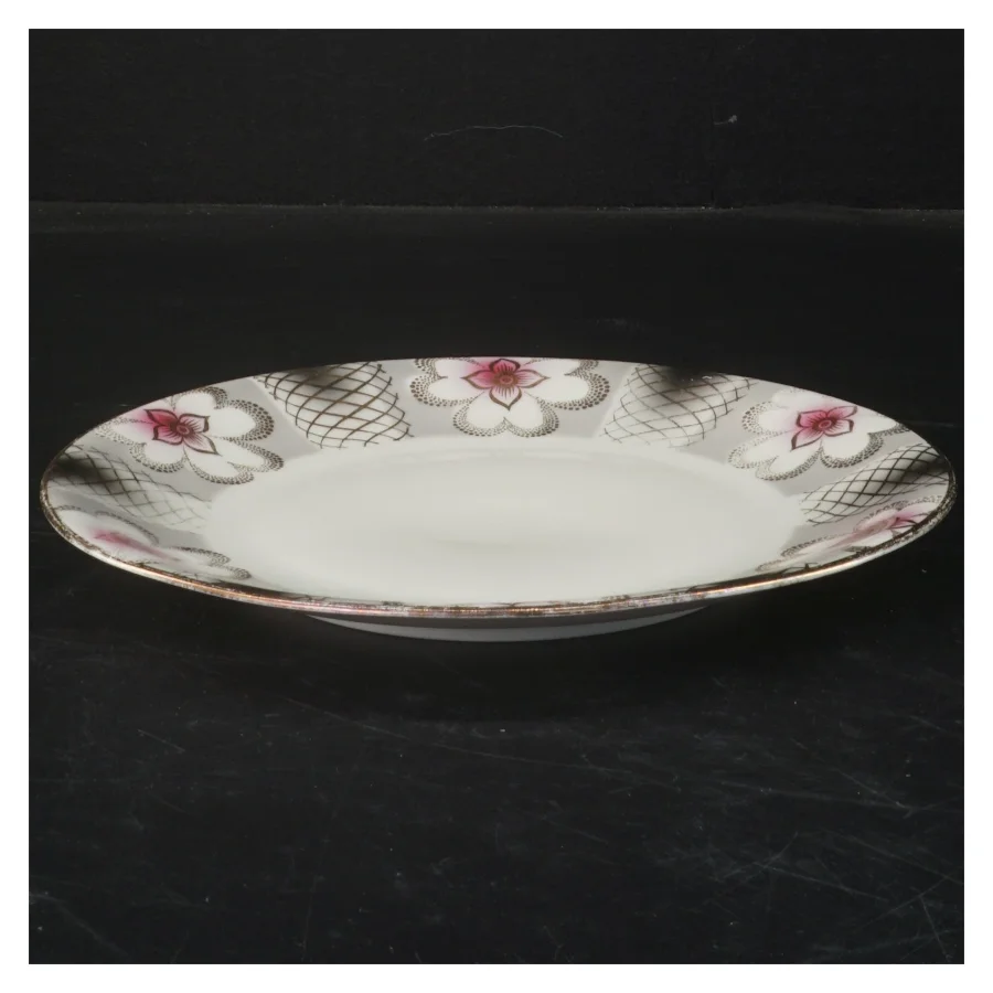 Tekop med underkop og tallerken fra Bavaria (str. Ø. 19,5 cm. og 15 cm)