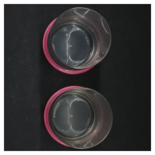 Drikkeglas 4,5 dl fra Tupperware (str. H 12 cm, ø 7,5 cm)