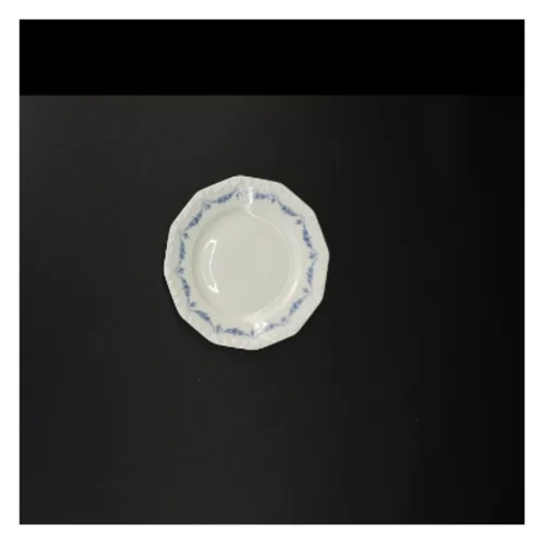 2 tallerkener med blåt blomstermønster fra Rosenthal (str. Diameter 15 cm)