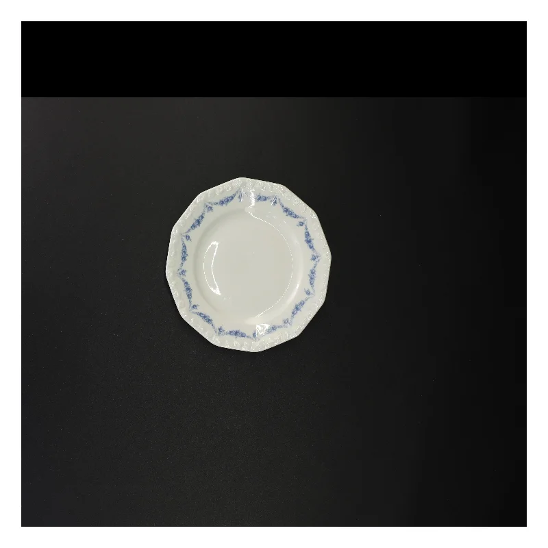 2 tallerkener med blåt blomstermønster fra Rosenthal (str. Diameter 15 cm)