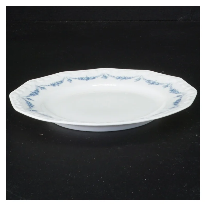 2 tallerkener med blåt blomstermønster fra Rosenthal (str. Diameter 15 cm)