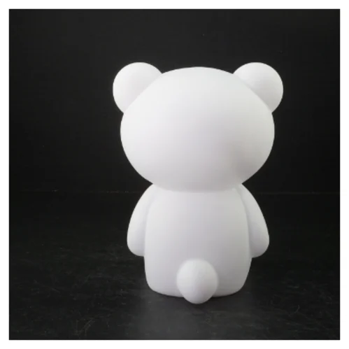 Hvid bjørnelampe (str. 20 cm)
