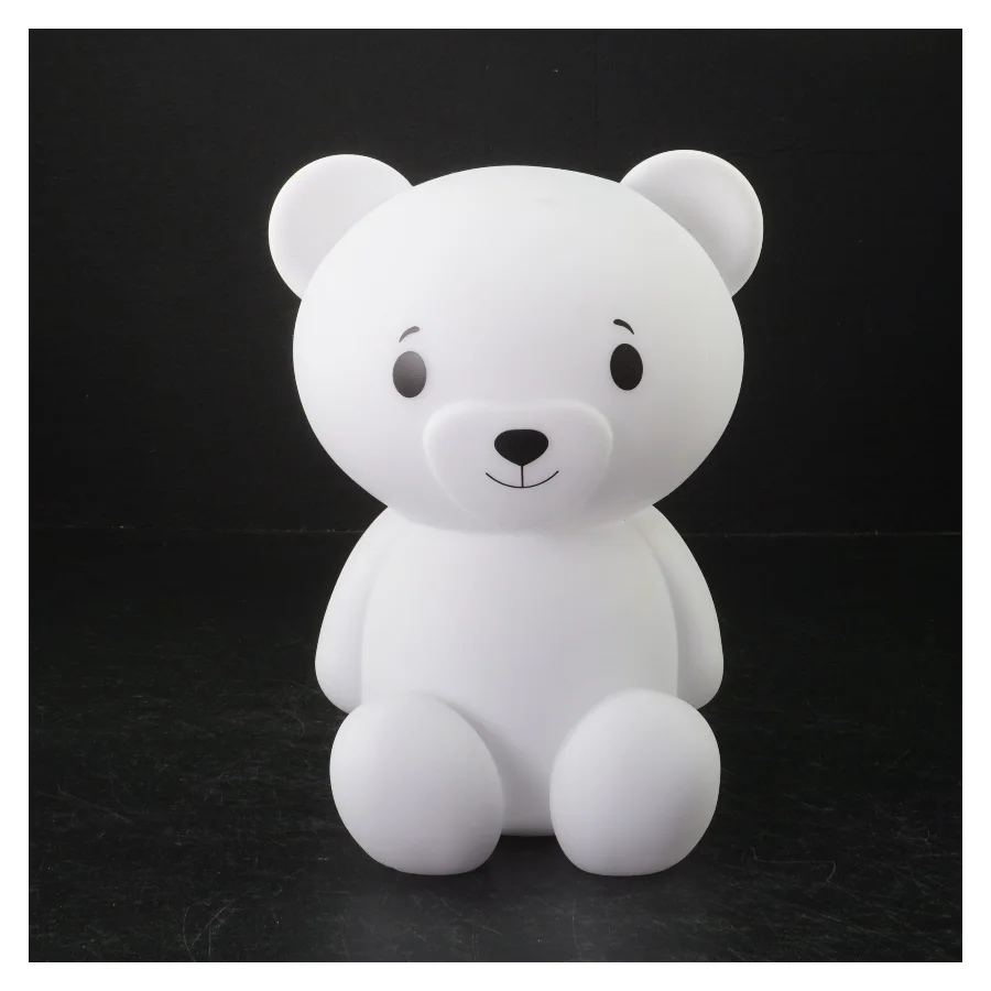 Hvid bjørnelampe (str. 20 cm)