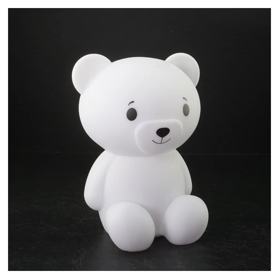 Hvid bjørnelampe (str. 20 cm)