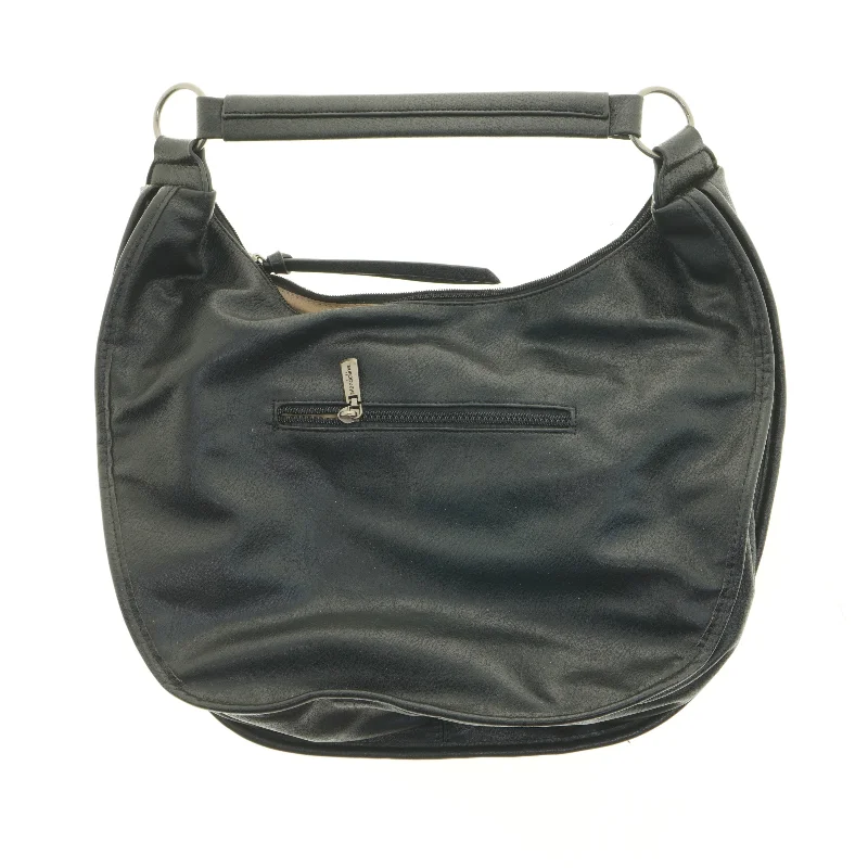 Sort skuldertaske fra Mandoline (str. 42 x 37 cm)