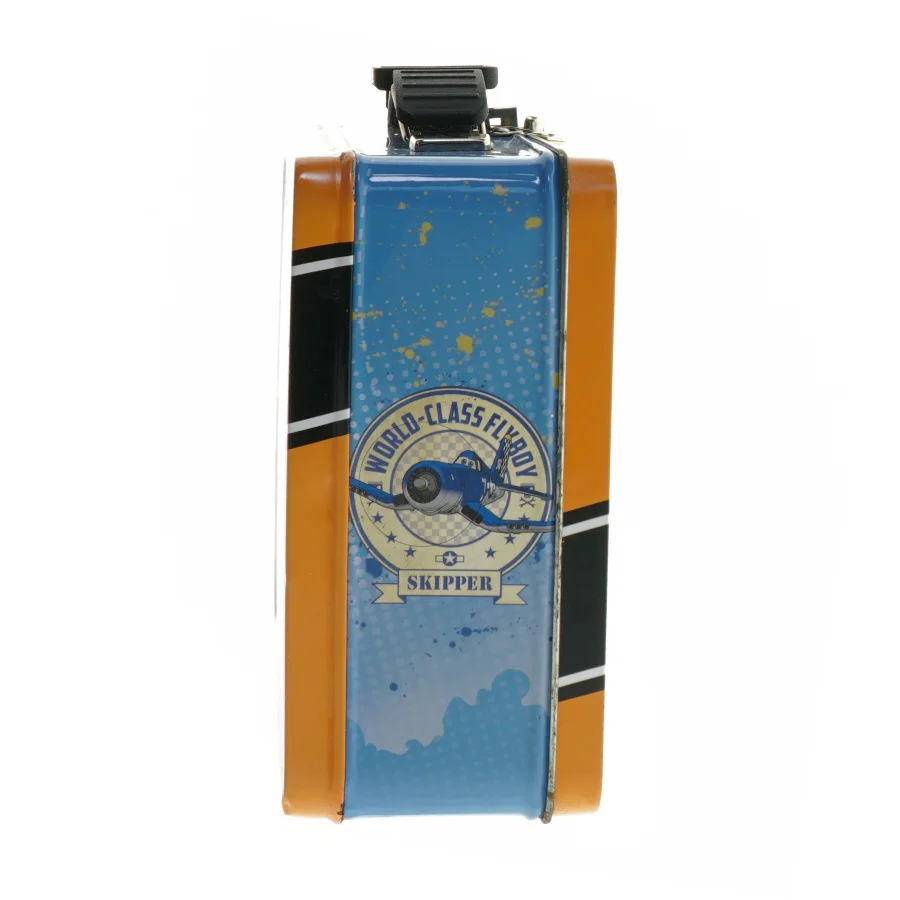 Metalfrokostboks med Disney Planes-tema (str. 20 x 16 cm)