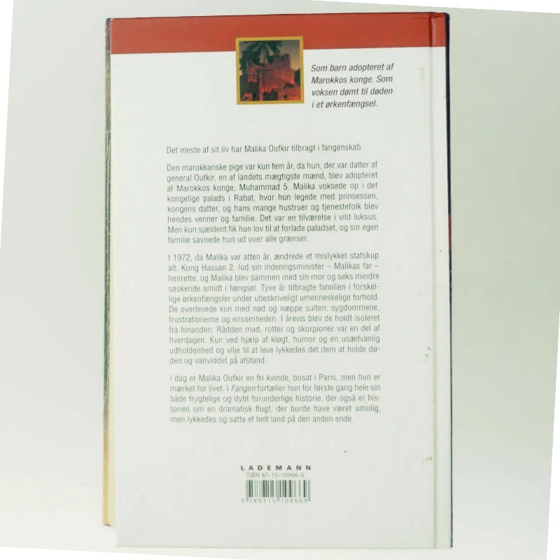 Fangen af Malika Oufkir (Bog)