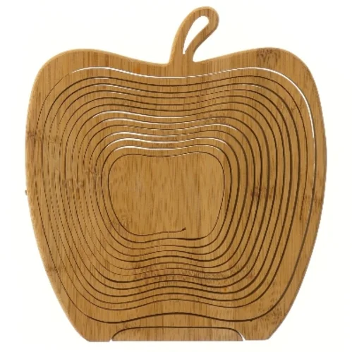 Bambus skåleformet æble (str. 30x27 cm)