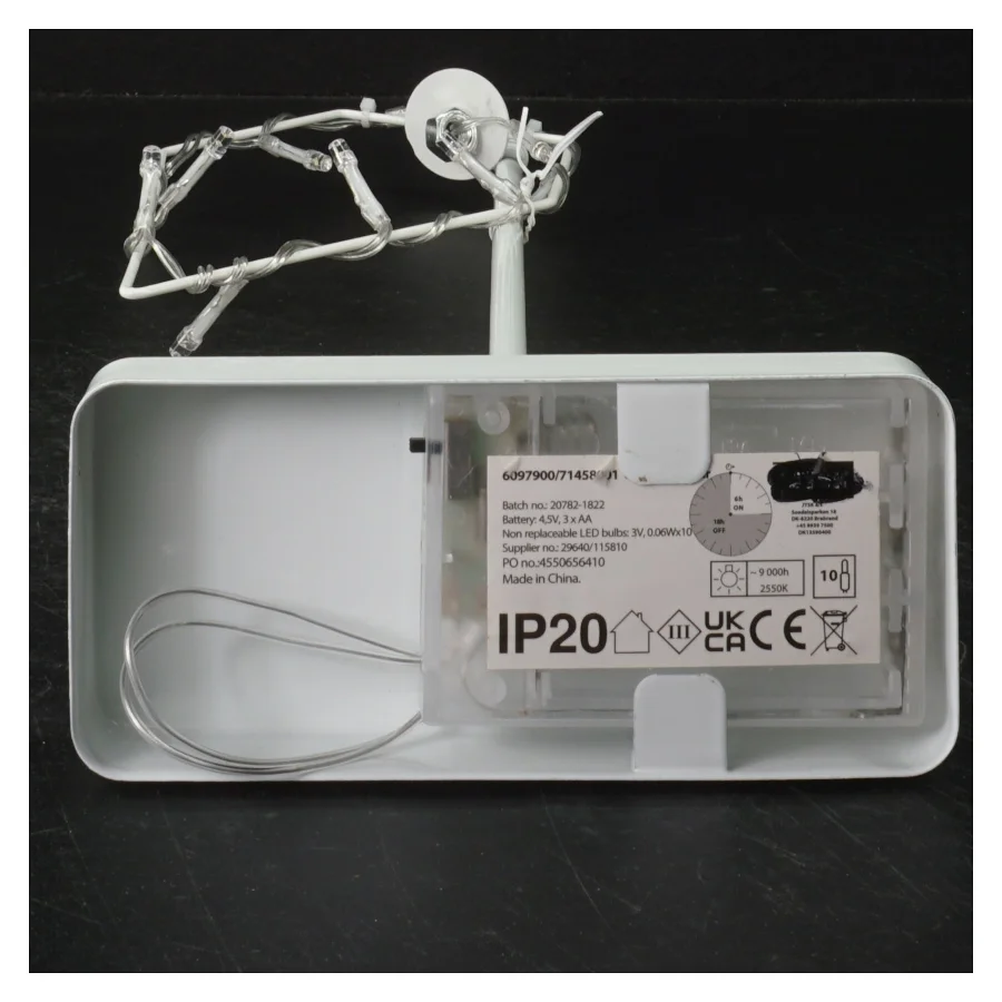 Stjernelampe med fod fra Jysk (str. H. 60 cm)