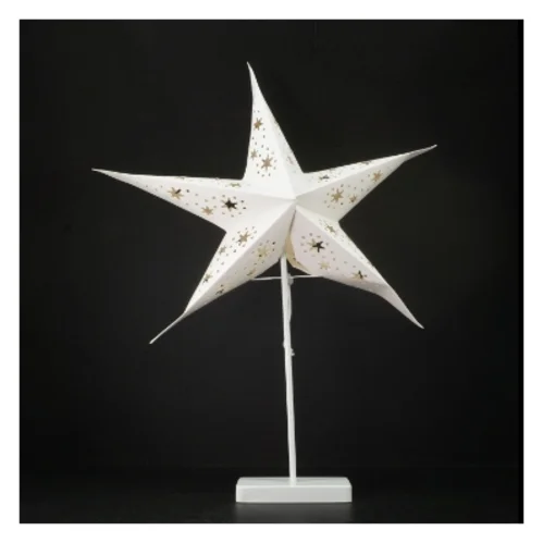 Stjernelampe med fod fra Jysk (str. H. 60 cm)