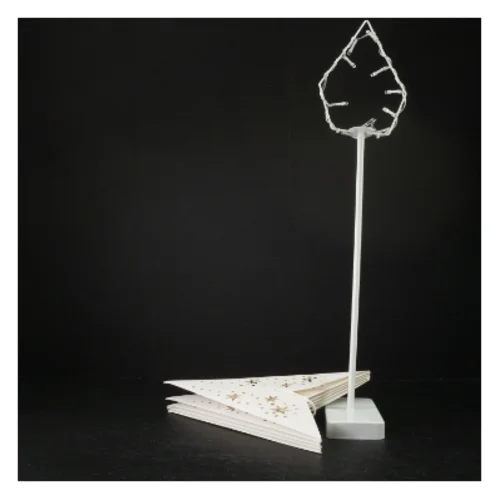 Stjernelampe med fod fra Jysk (str. H. 60 cm)