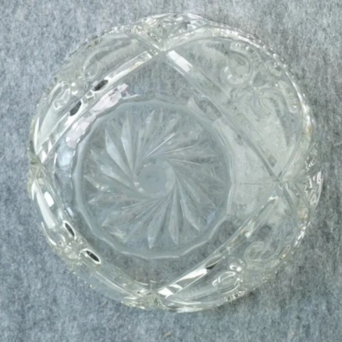 Skål i krystal (str. 22 x 8 cm)