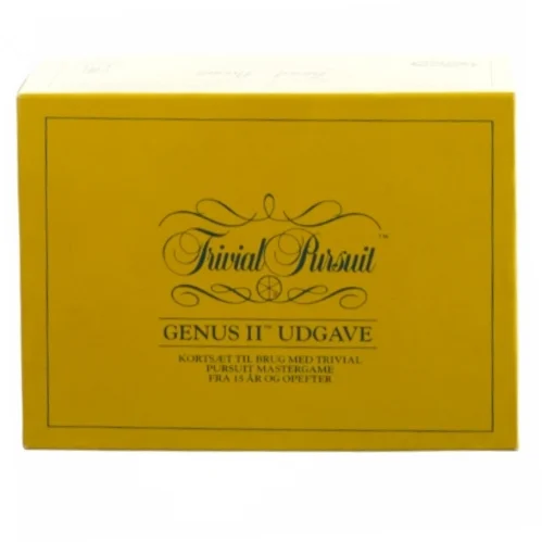 Trivial pursuit, genus II udgave fra Playmix (str. 20 x 14 cm)