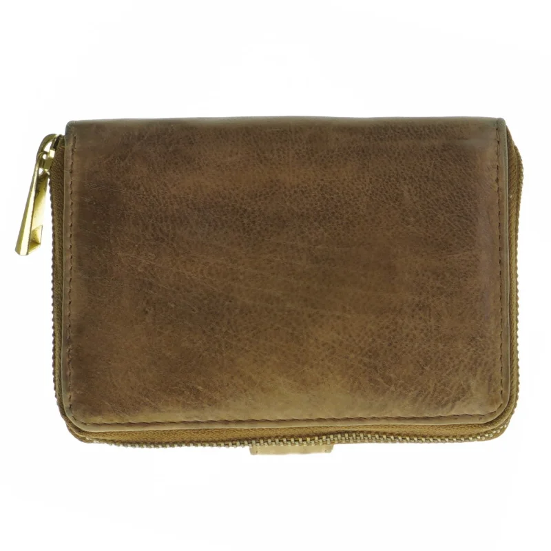 Læderpung fra Depeche Eu (str. 14 x 11 cm)