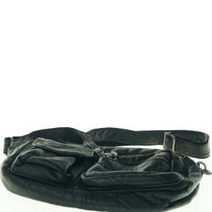 Sort skuldertaske fra Depeche Eu (str. 30 x 20 cm)