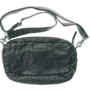 Sort skuldertaske fra Depeche Eu (str. 30 x 20 cm)