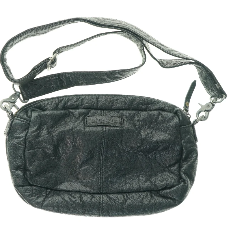 Sort skuldertaske fra Depeche Eu (str. 30 x 20 cm)