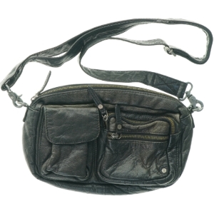 Sort skuldertaske fra Depeche Eu (str. 30 x 20 cm)