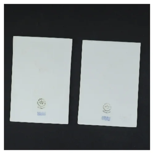  Dronning Margrethe og Prins Henrik platter fra Royal Copenhagen (str. 13x9 cm)