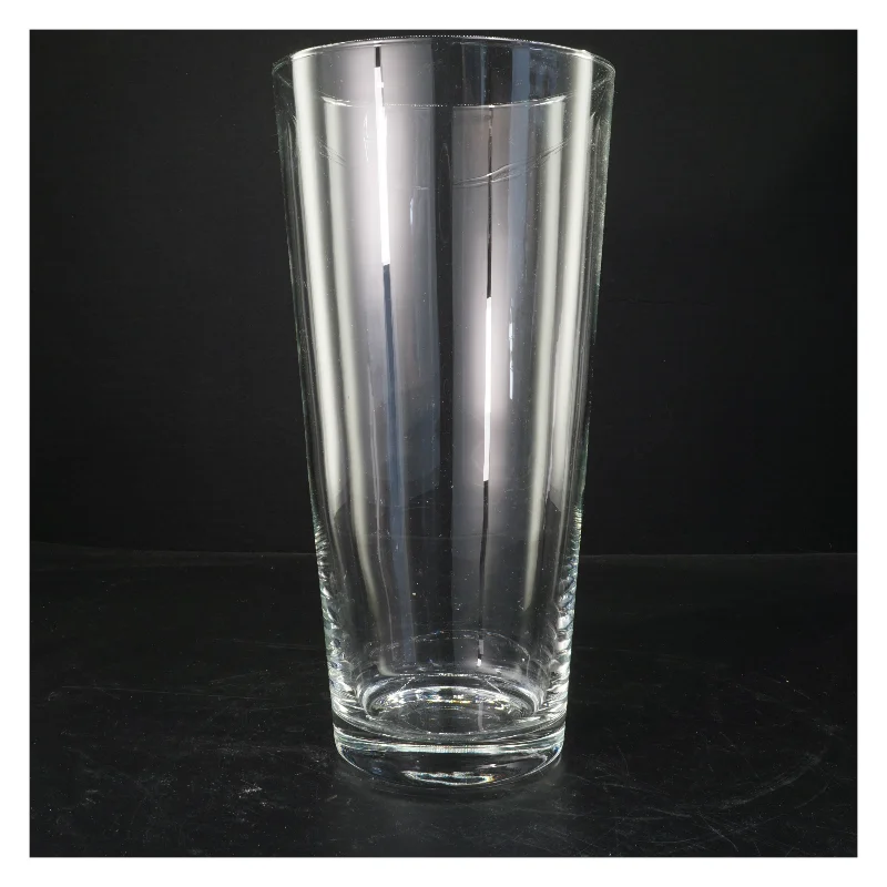 Høj glas vase (str. 30 cm)