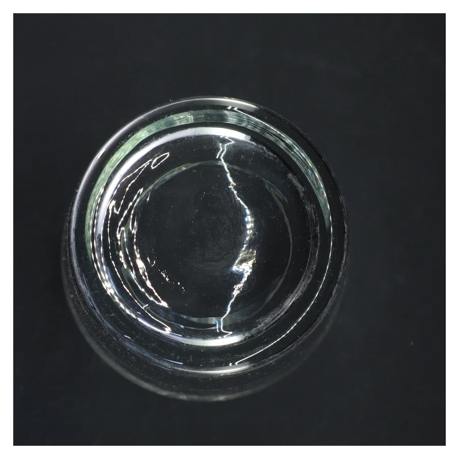 Høj glas vase (str. 30 cm)