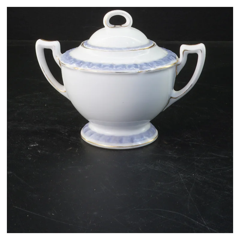 Porcelæn sukker skål fra Bavaria (str. 12x16 cm)