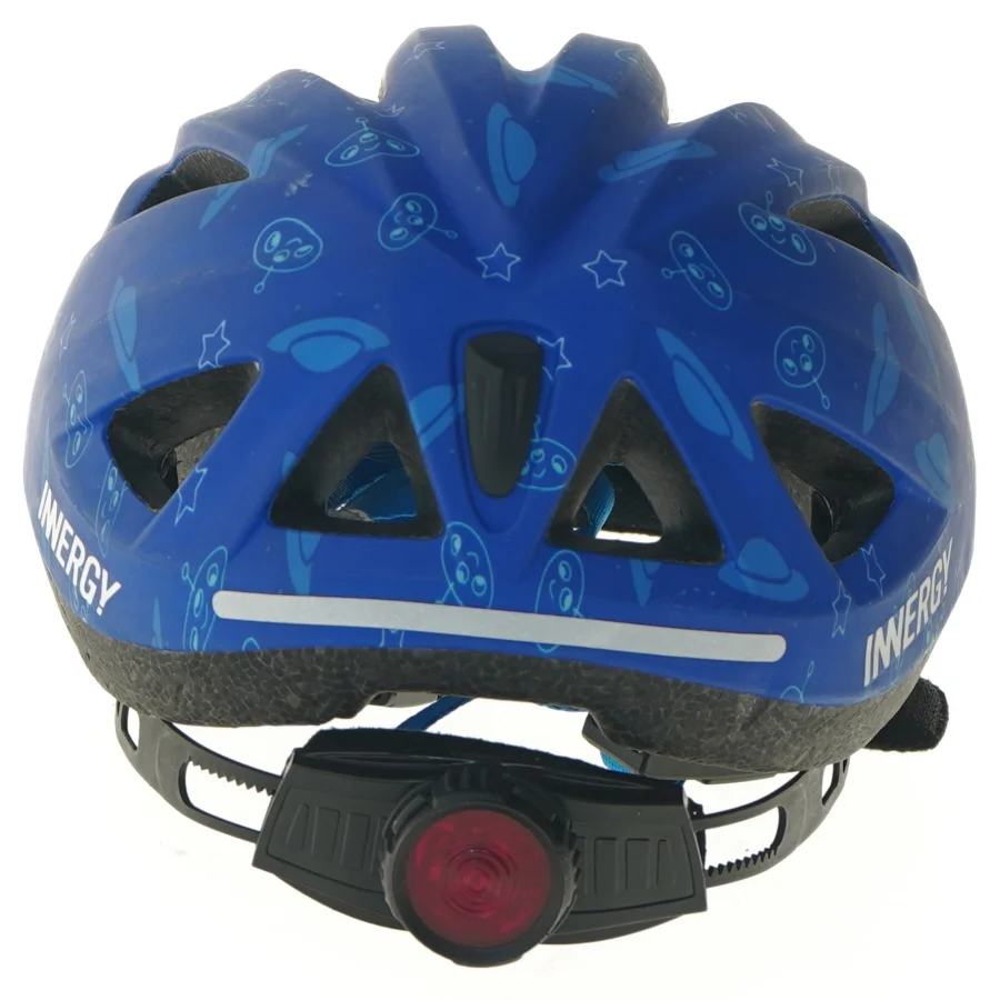 Børnecykelhjelm med rummetema fra Innergy (str. størrelse 46-51cm, ø 18 cm)