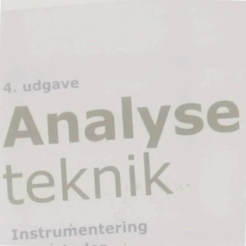 Analyseteknik : instrumentering og metoder af Flemming Simonsen (f. 1945) (Bog)