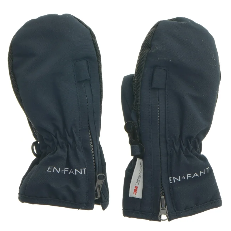 Børneluffer med lynlås fra En Fant (str. 17 cm)