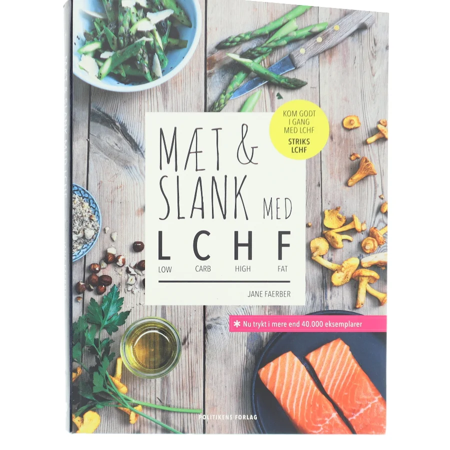 Mæt & slank med LCHF af Jane Faerber (Bog)