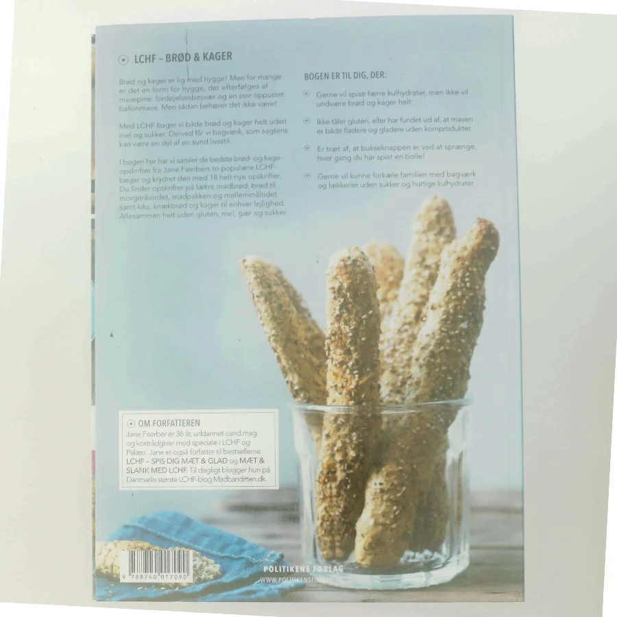 LCHF - Brød & Kager af Jane Faerber (Bog)