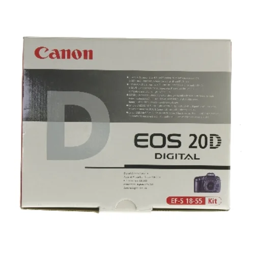  Kamera EOS 20D fra Canon