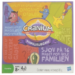 Cranium Familieudgave brætspil fra Hasbro (str. 27x27 cm)