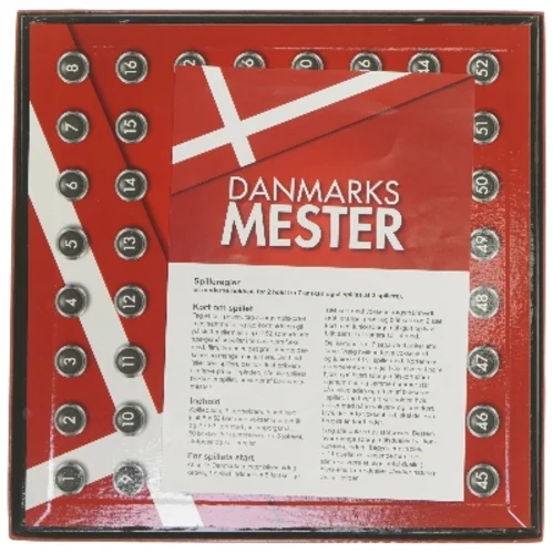 Danmarks Mester brætspil fra Alga (str. 27x27 cm)