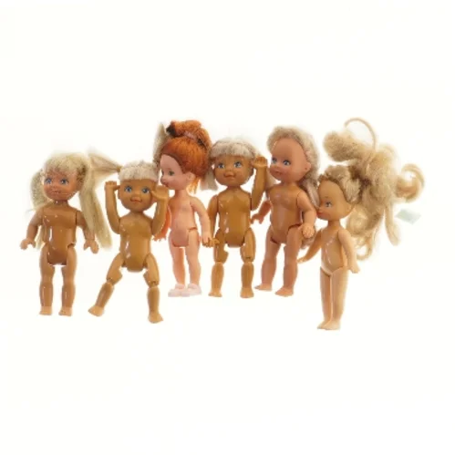 Samling af små dukker fra Barbie (str. 12 cm)