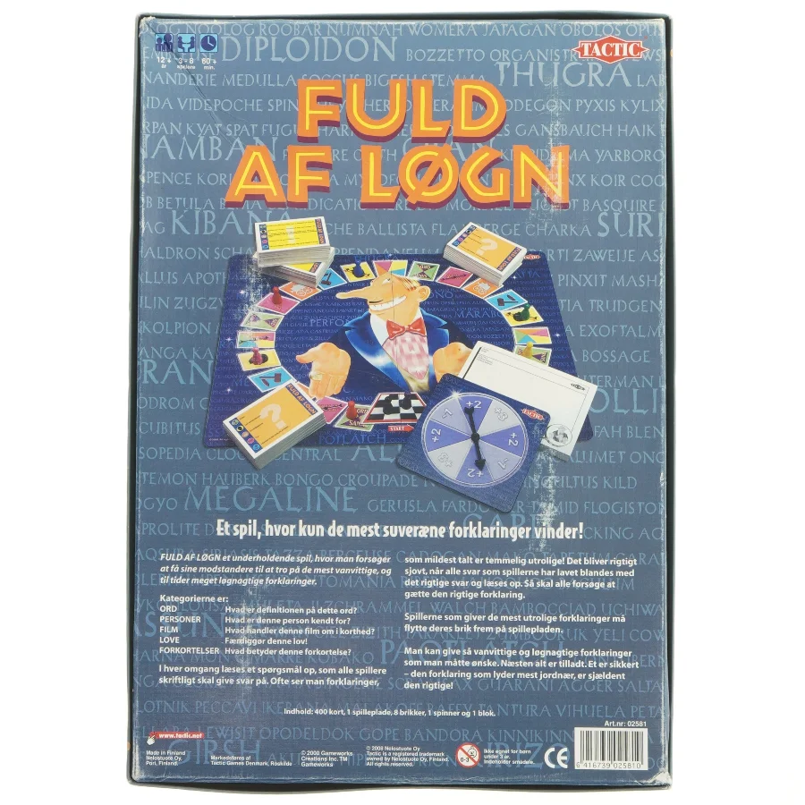 Fuld af Løgn brætspil fra Tactic (str. Ukendt)