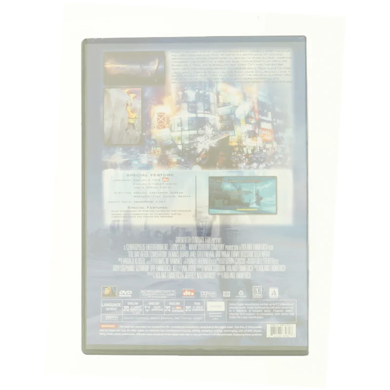The day after tomorrow fra DVD