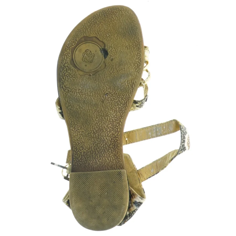 Flade sandaler med sten detaljer fra Acierta (str. 36)