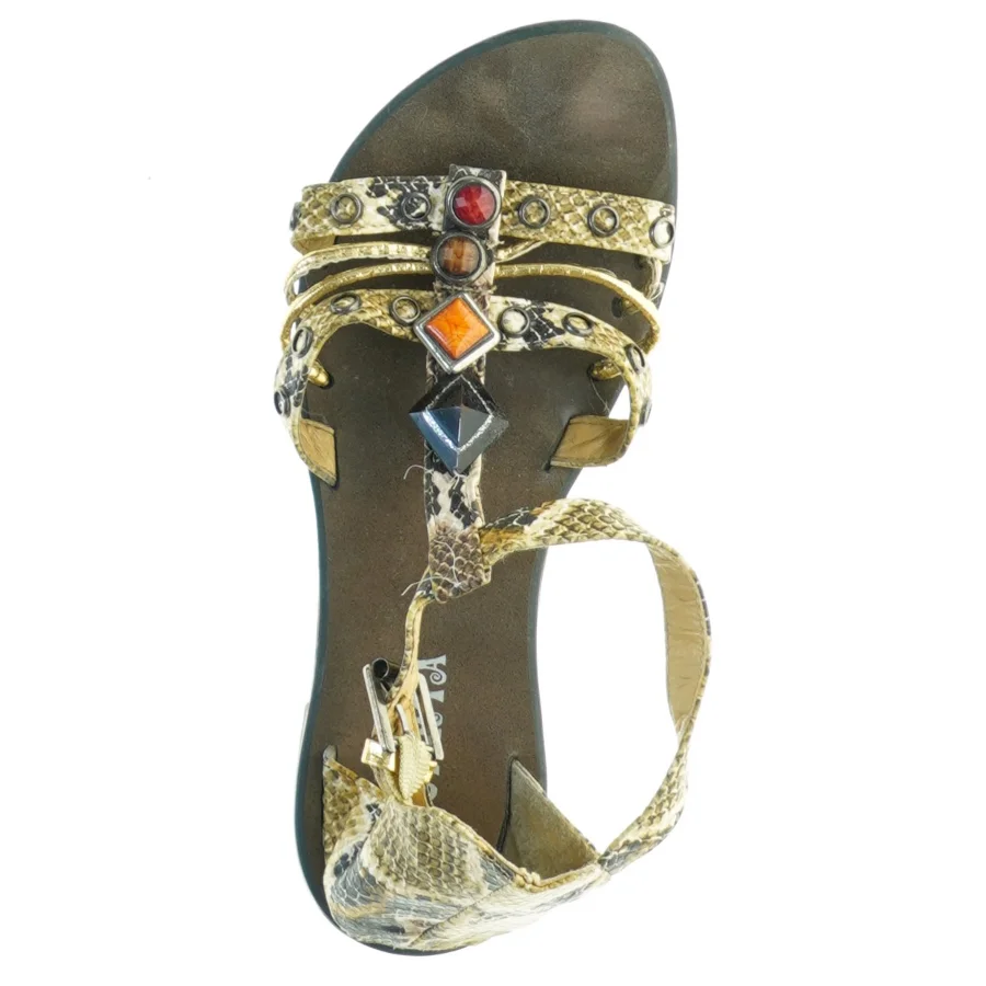 Flade sandaler med sten detaljer fra Acierta (str. 36)