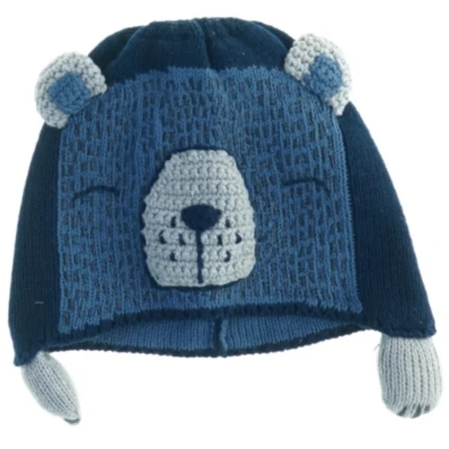 Børnehue med bjørnedesign fra Benetton (str. 56 til 52)