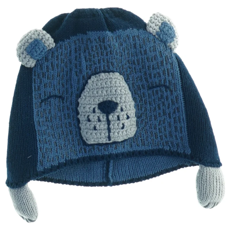 Børnehue med bjørnedesign fra Benetton (str. 56 til 52)