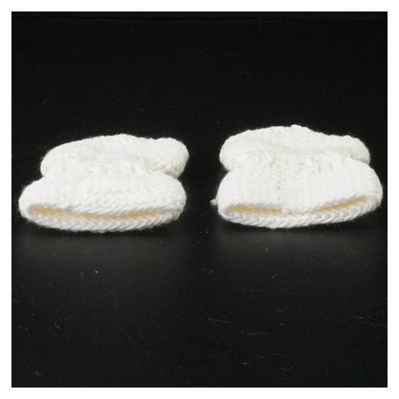 Håndstrikkede babyvanter (str. 11 cm)