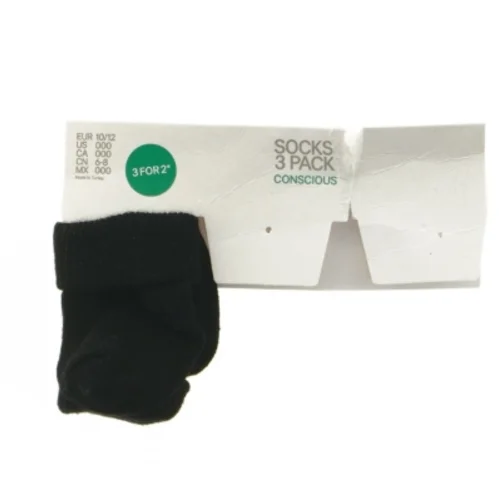 Sorte ankelstrømper fra H&M (str. 10 til 12)