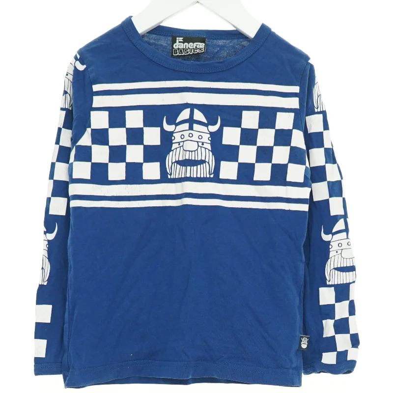 Langærmet t-shirt fra Danefæ (str. 98 cm)